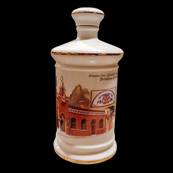 VTG 1989 U.S. Jaycee Decanter Series Number 1 Mission Inn St. Louis Missouri - Picture 2 of 12